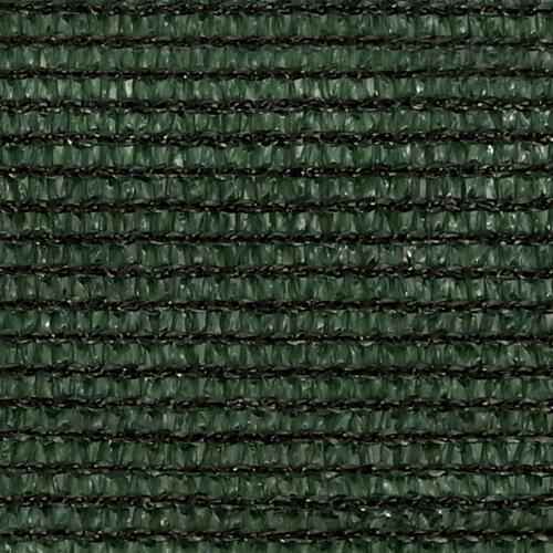 Solsejl 2,5x2,5x3,5 m 160 g/m² HDPE mørkegrøn