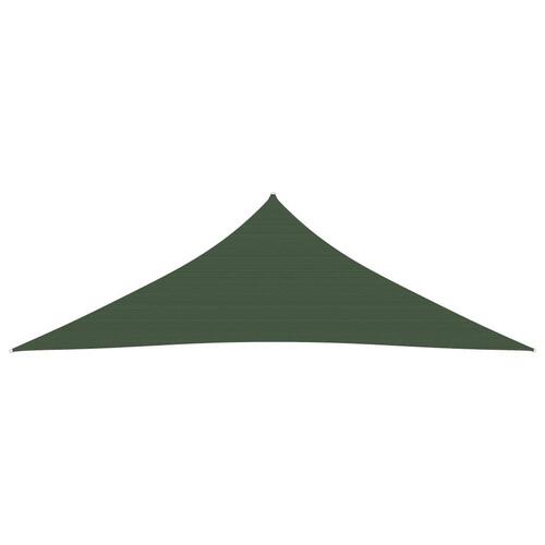 Solsejl 2,5x2,5x3,5 m 160 g/m² HDPE mørkegrøn