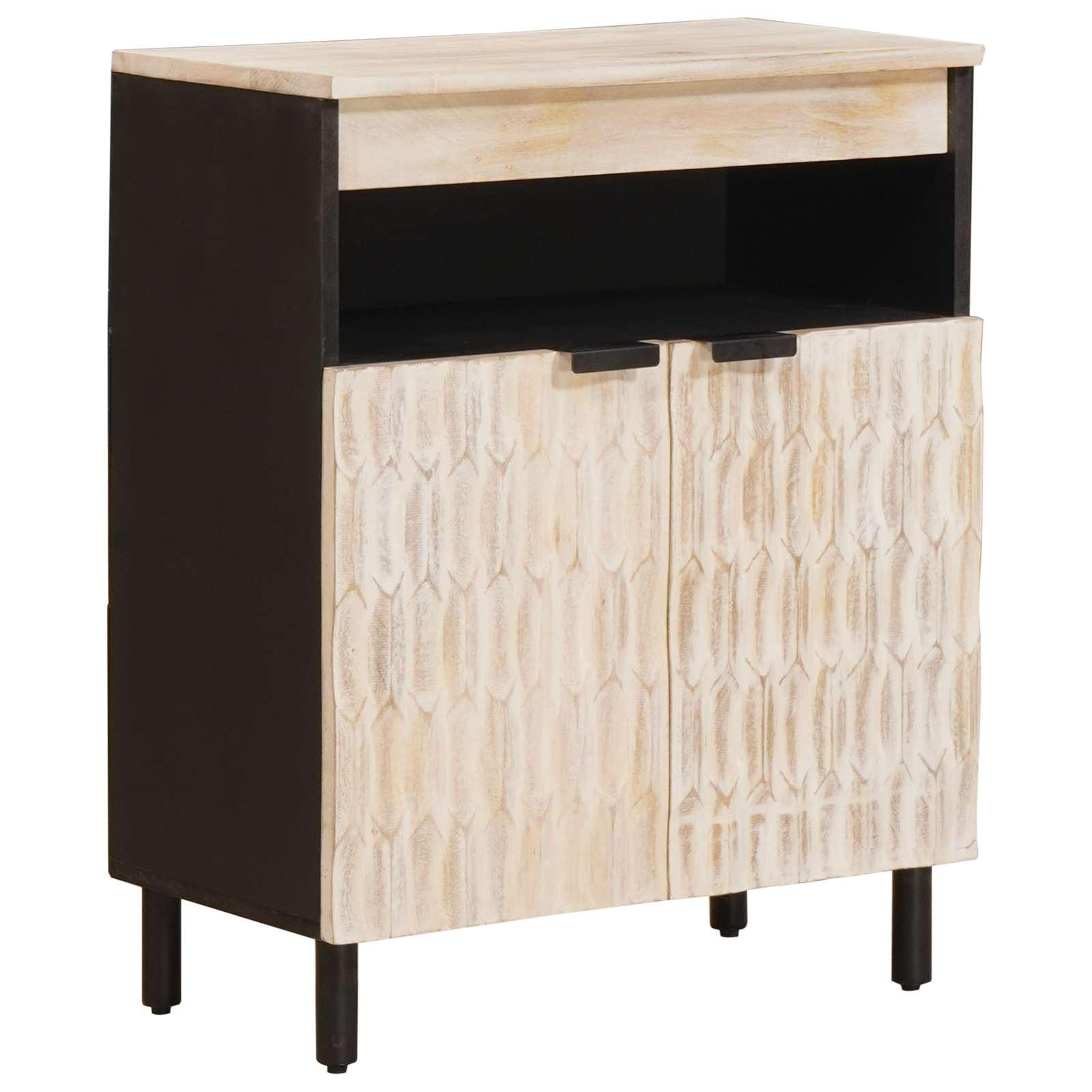 Sidebord Hvid Vask Finish billede