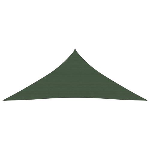Solsejl 3x4x4 m 160 g/m² HDPE mørkegrøn