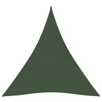 Solsejl 4/5x5 m 160 g/m² HDPE mørkegrøn