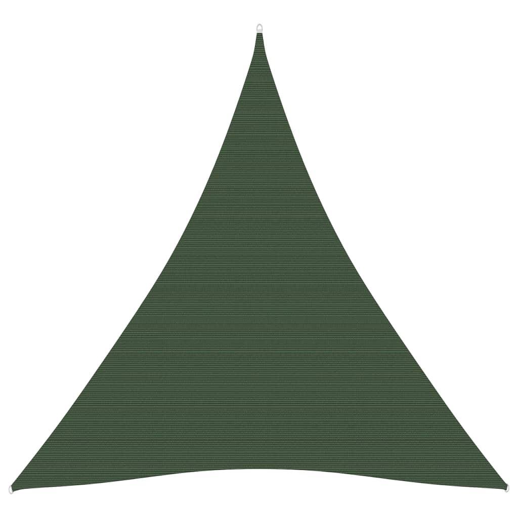 Solsejl 4/5x5 m 160 g/m² HDPE mørkegrøn