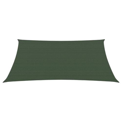 Solsejl 3/4x3 m 160 g/m² HDPE mørkegrøn