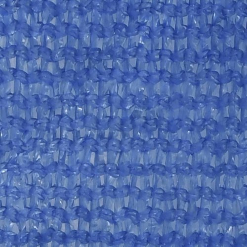 Solsejl 2 × 5 m - HDPE 160 g/m², blå rektangulær