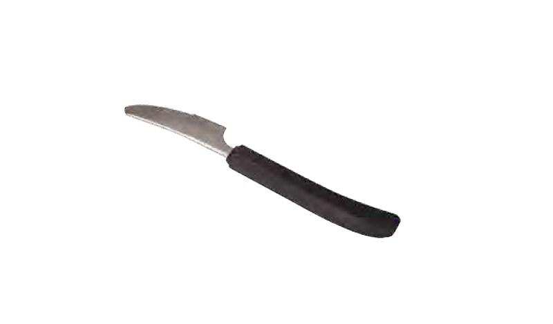 SUNDO universalkniv med ergonomisk håndtag - lige blad, sort billede