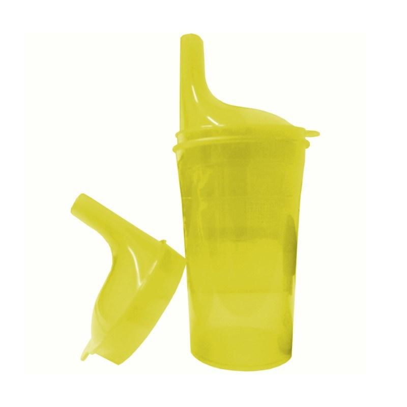 SUNDO sikkerhedskop med tud 250 ml - gul, BPA-fri, mikro- og opvaskemaskine billede