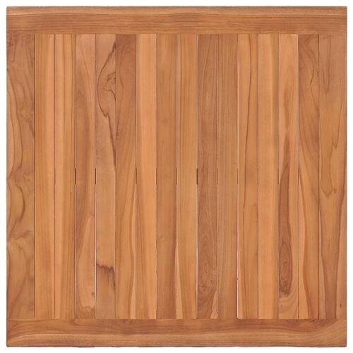 Batavia-bord 85x85x75 cm massivt teaktræ