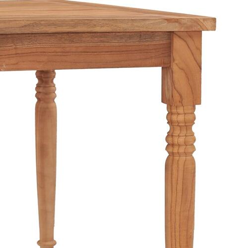 Batavia-bord 150x90x75 cm massivt teaktræ