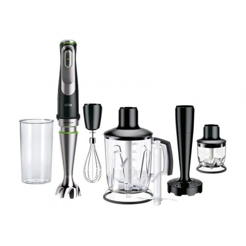 Braun Multiquick 9 MQ 9147X stavblender – 1.200 W, premium sort/børstet stål