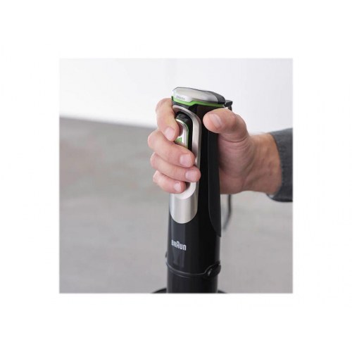 Braun Multiquick 9 MQ 9147X stavblender – 1.200 W, premium sort/børstet stål