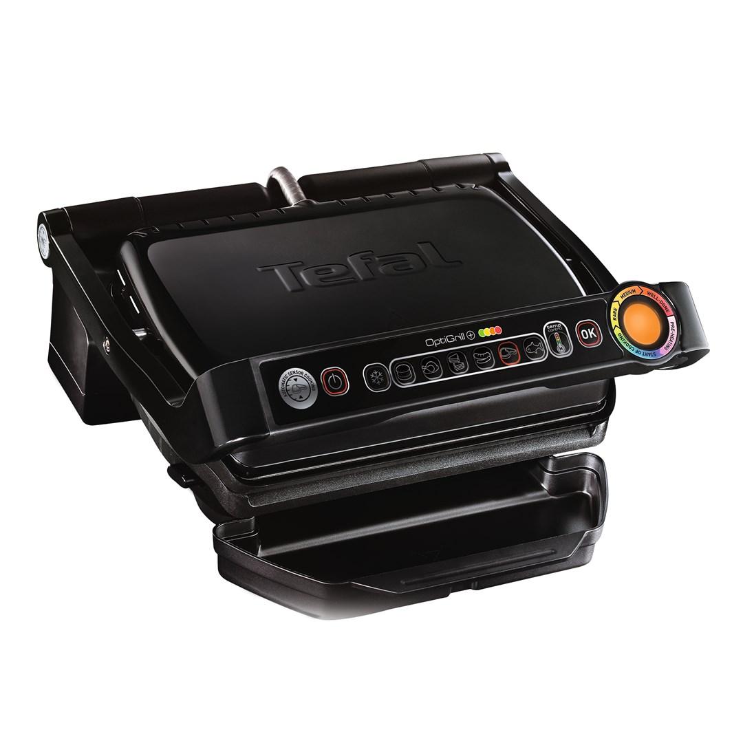 Tefal OptiGrill+ GC712834 - Grill - elektrisk - 600 cm2 - sort