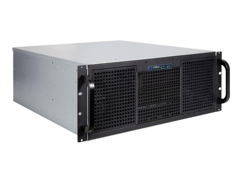 Inter-Tech 4U 40248 serverkabinett - grå - ATX (4U rack)