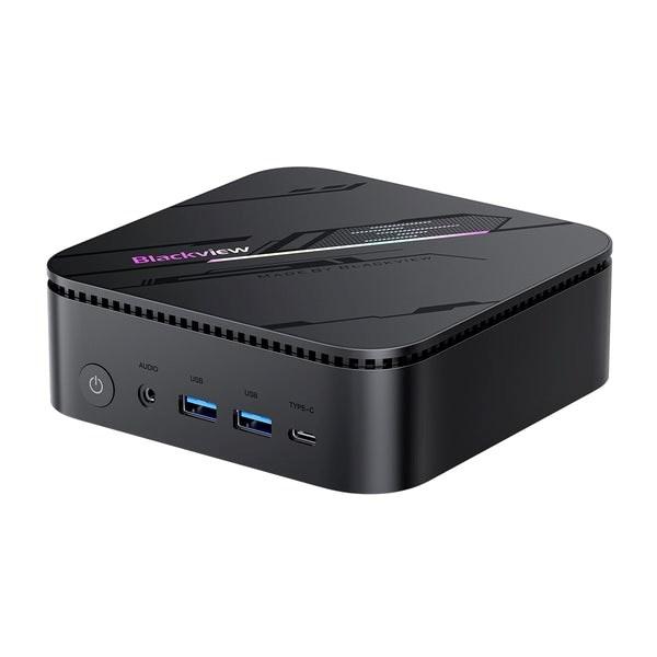 Blackview MP100 Pro mini‑PC – i9‑12900H, 16 GB RAM, 512 GB SSD, Windows 11 Pro – sort billede