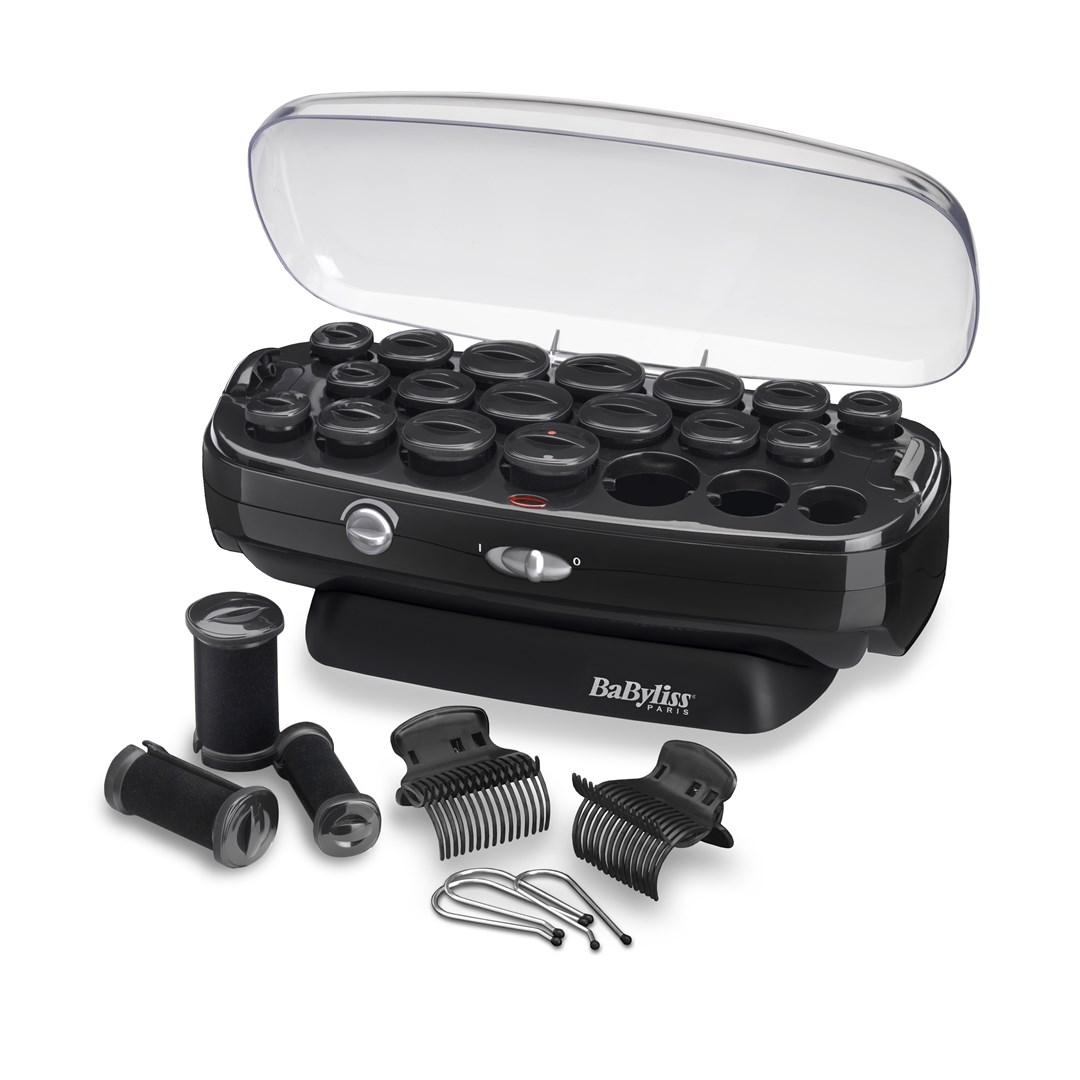 Babyliss RS035E Thermo Ceramic Rollers - varmesæt til krøller, sort 50 W, ledning 2 m