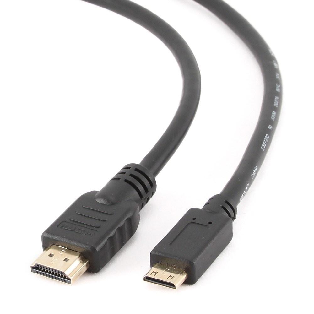 Gembird CC-HDMI4C-6 HDMI til Mini HDMI-kabel 1,8 m - sort billede