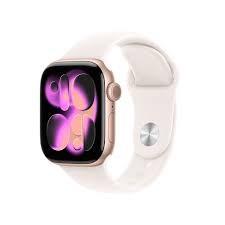 Apple Watch Series 11 GPS 42 mm - Rose Gold aluminium smartwatch billede