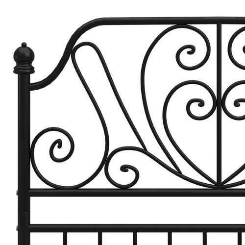 Sengestel 100x200 cm metal sort