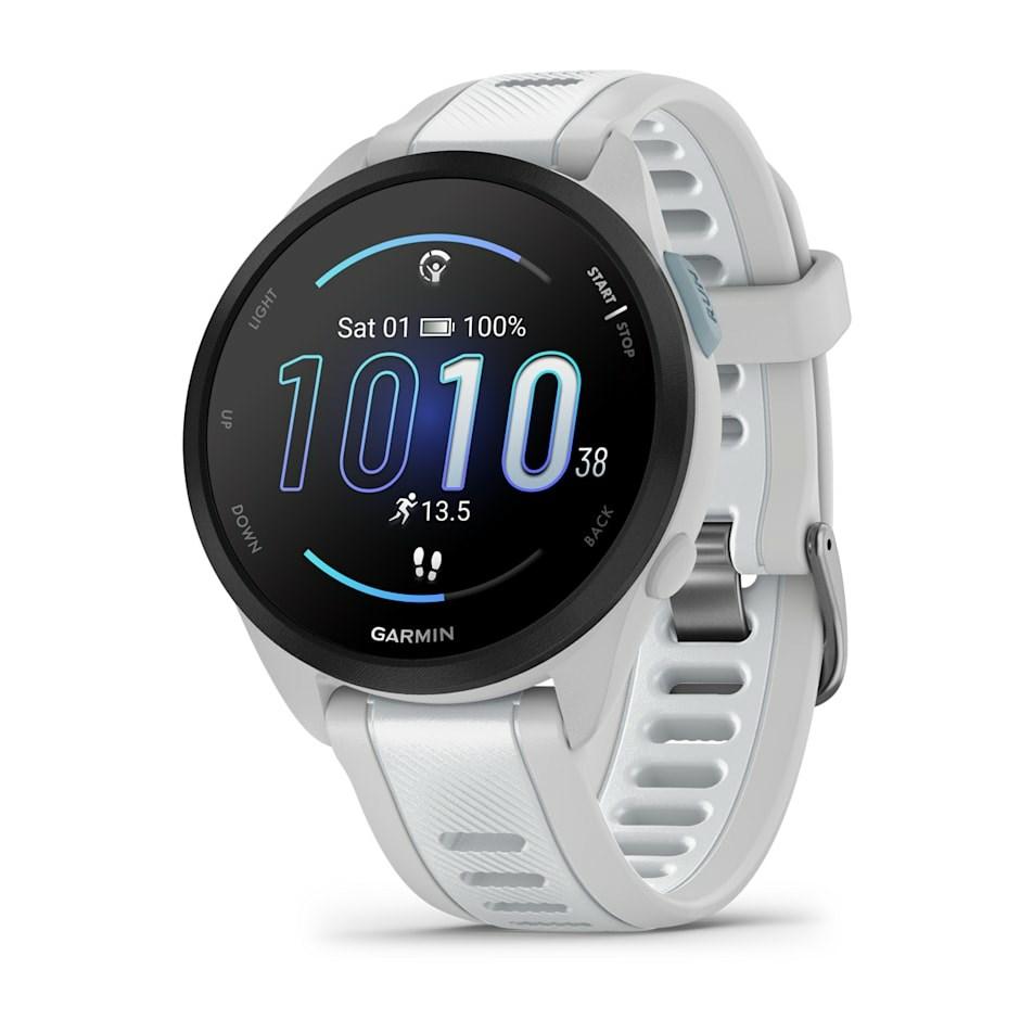 Garmin Forerunner 165 Music - 43 mm AMOLED løbe-smartwatch med GPS - Grå