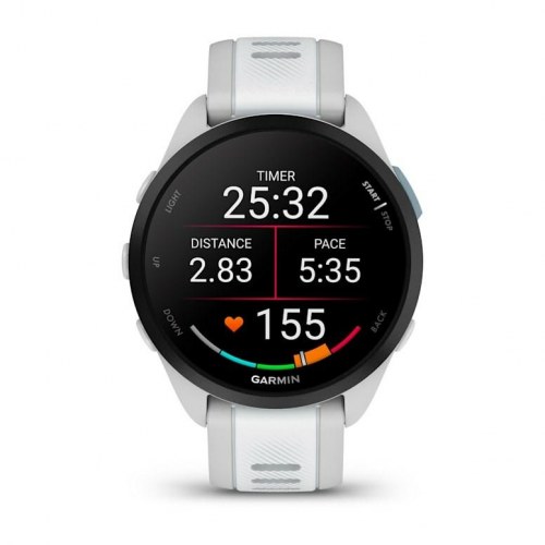 Garmin Forerunner 165 Music - 43 mm AMOLED løbe-smartwatch med GPS - Grå