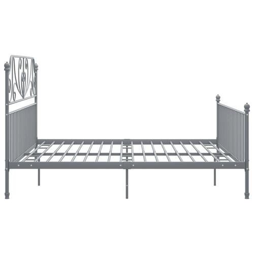 Sengestel 180x200 cm metal grå