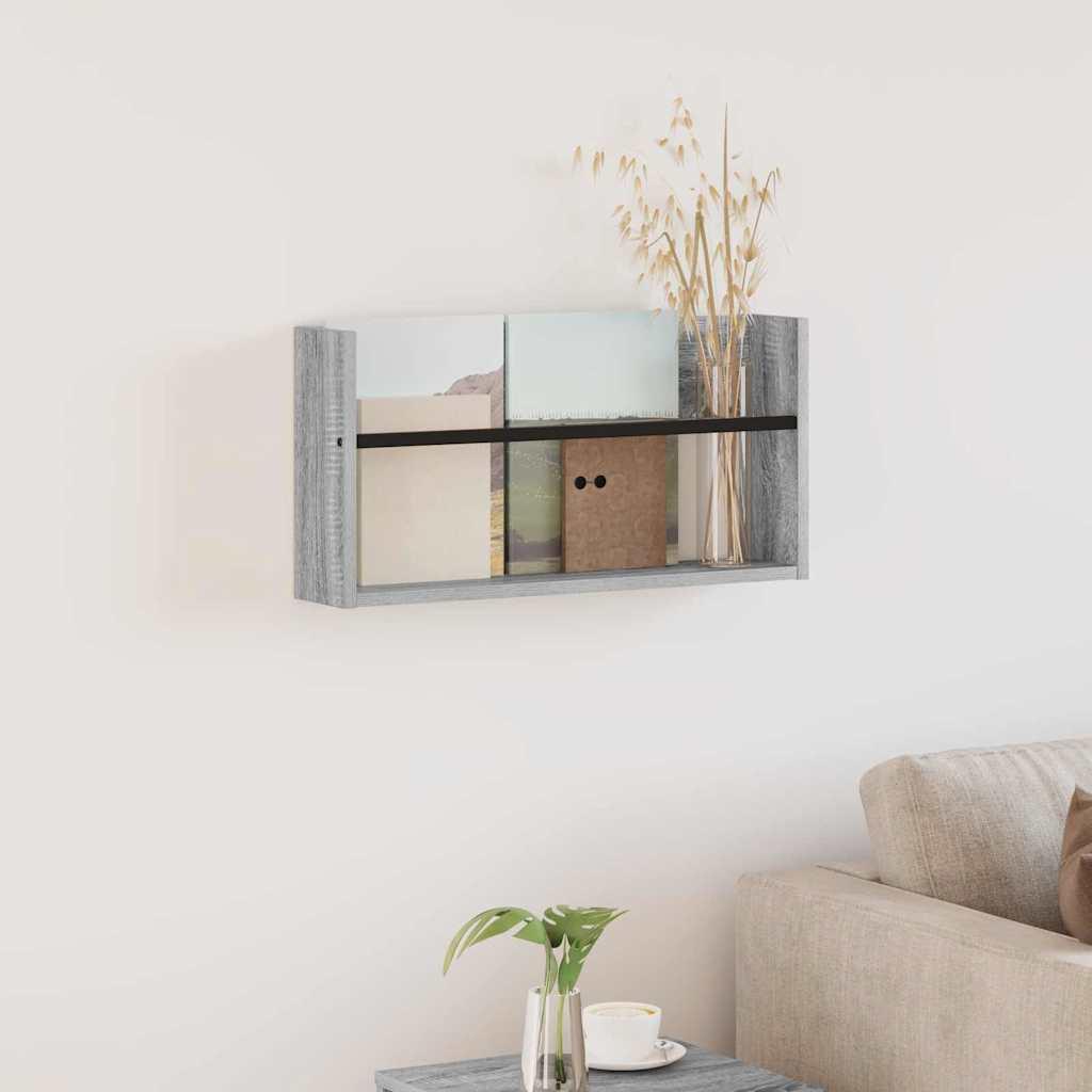 Magasin Rack Grå Sonoma 60 x 12 x 30 cm Konstrueret træ billede