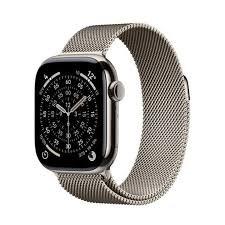Apple Watch Series 11 42 mm – Natural Titanium smartwatch billede