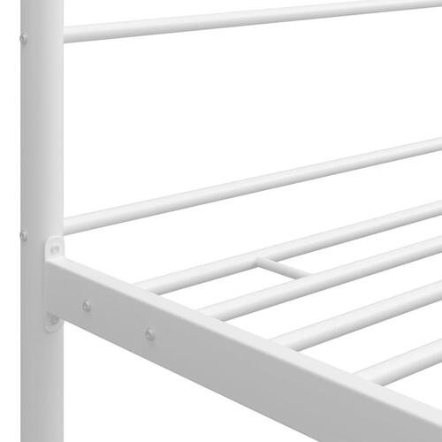 Sengestel til himmelseng 90x200 cm metal hvid
