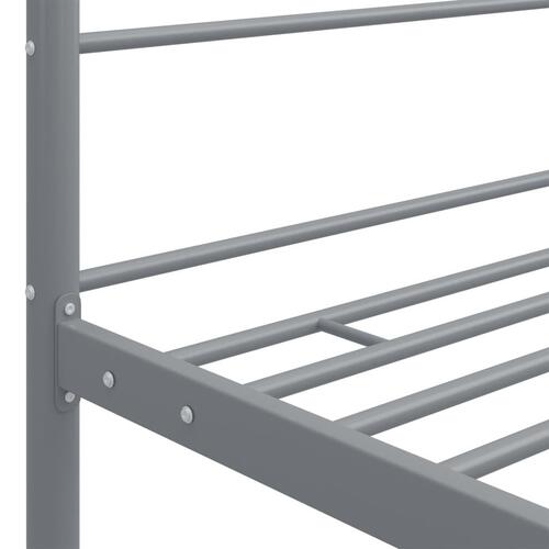 Sengestel til himmelseng 90x200 cm metal grå