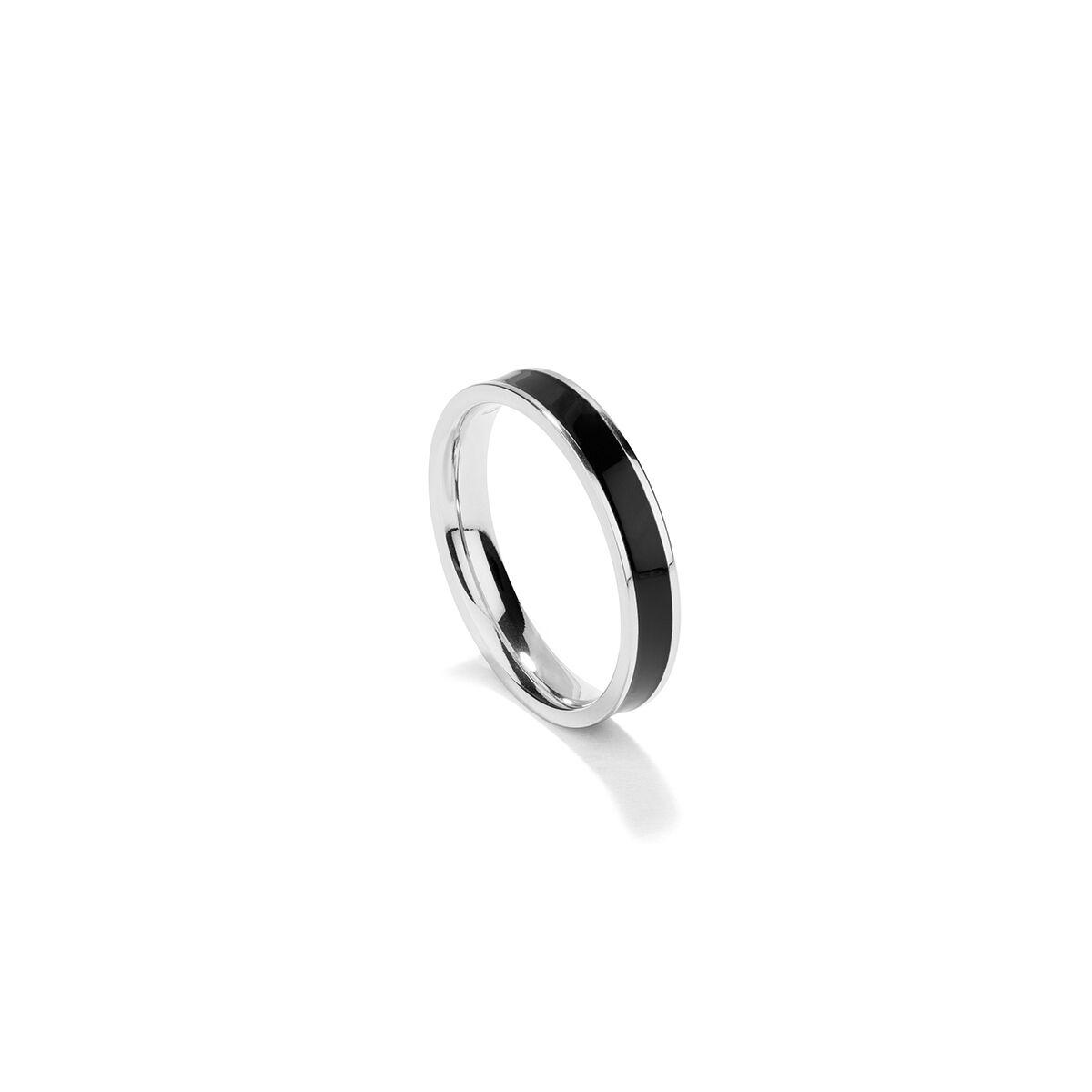 Radiant RH000138-24 ring til kvinder - sølvfarvet med sort detalje, str. 24 billede