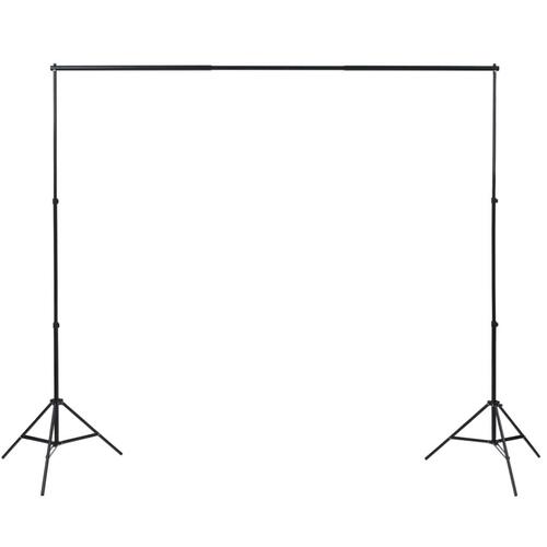 Studieudstyr 3 fotobaggrunde i bomuld justerbart stel 3 x 5 m