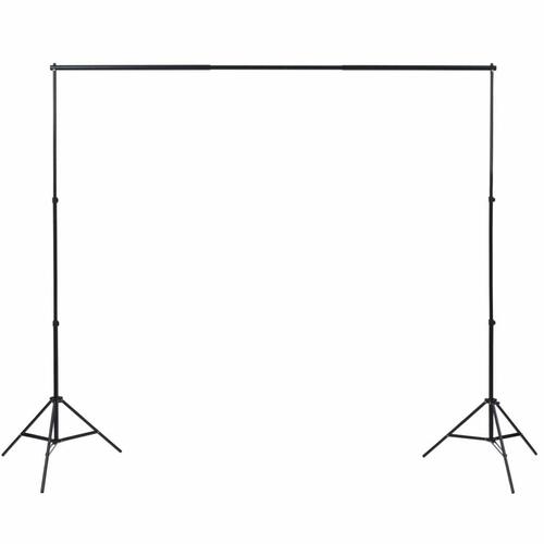 Studieudstyr 3 fotobaggrunde i bomuld justerbart stel 3 x 6 m