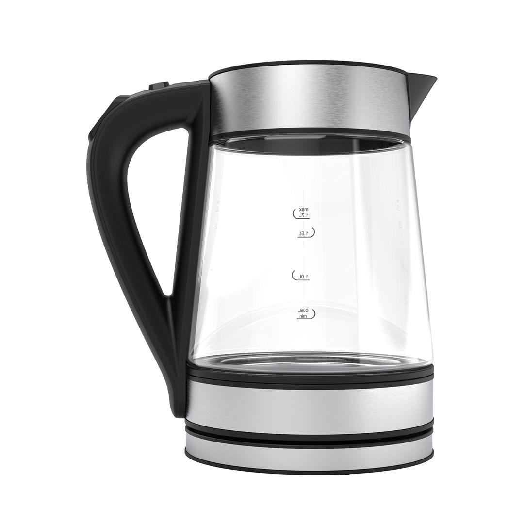 AENO EK1S elkedel - 1,7 l, 2.200 W, sort/sølv/transparent billede