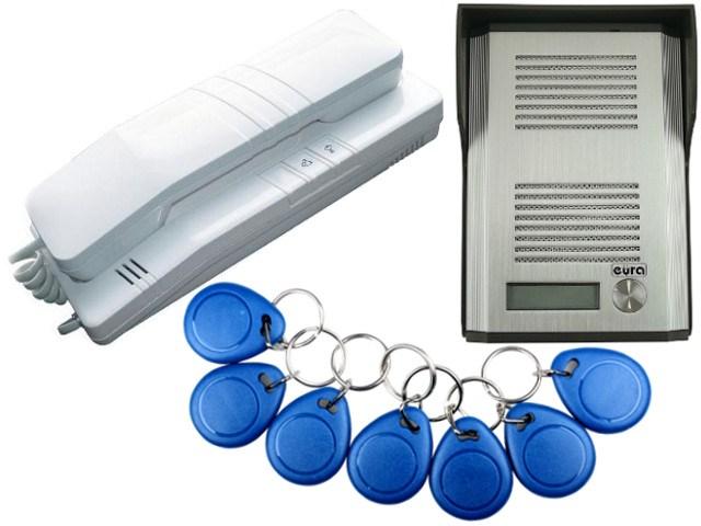 Eura ADP-41A3 dørtelefon til 1 familie med RFID-læser (RL-3203ID) billede