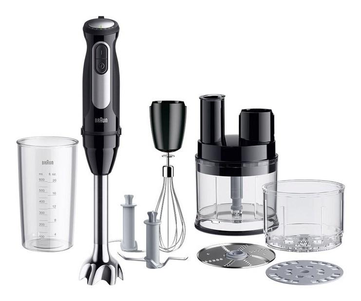 Braun MultiQuick MQ55755M stavblender - 1.000 W, 25 hastigheder, tilbehørssæt billede