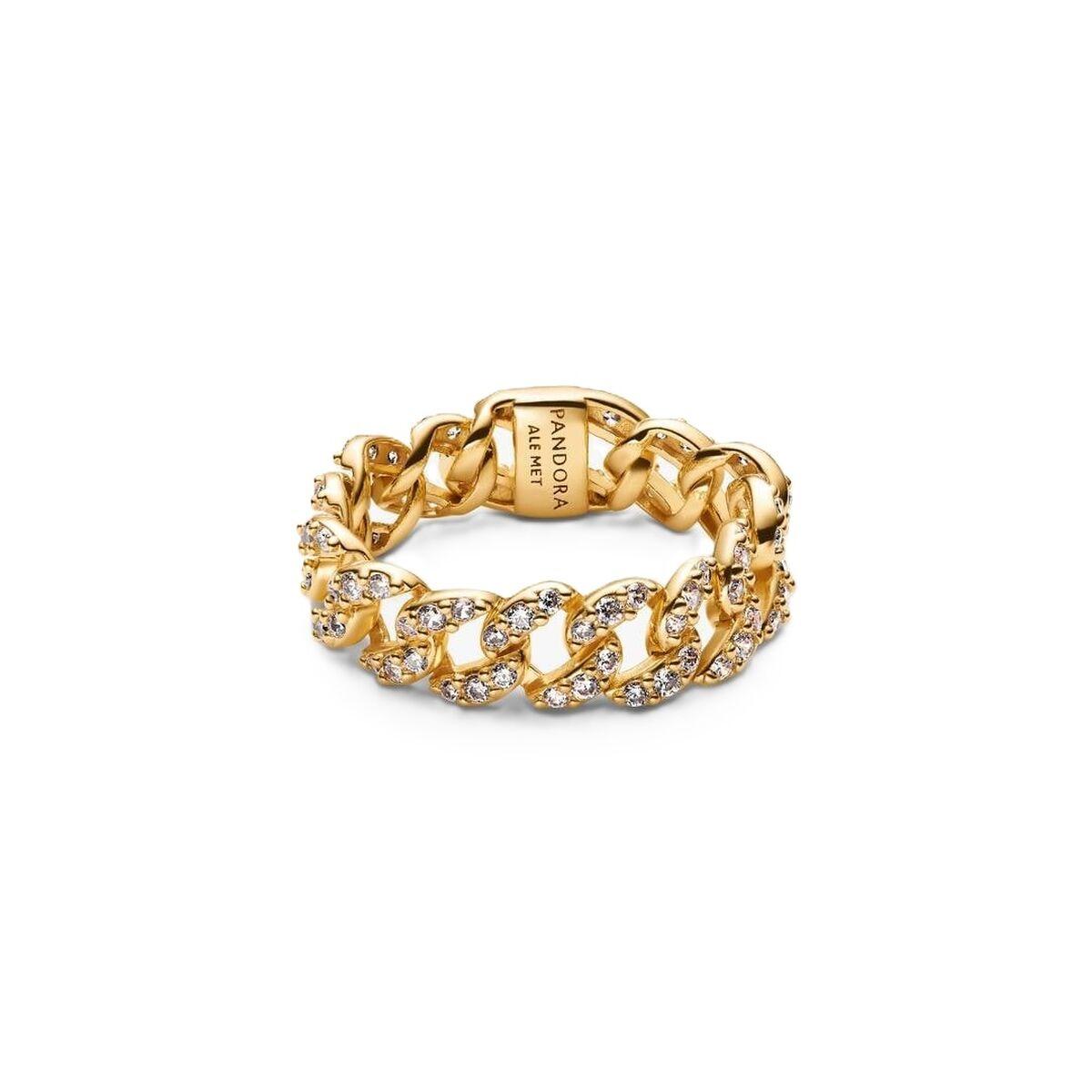 Pandora ring til kvinder 163557C01-52 - gylden, elegant billede