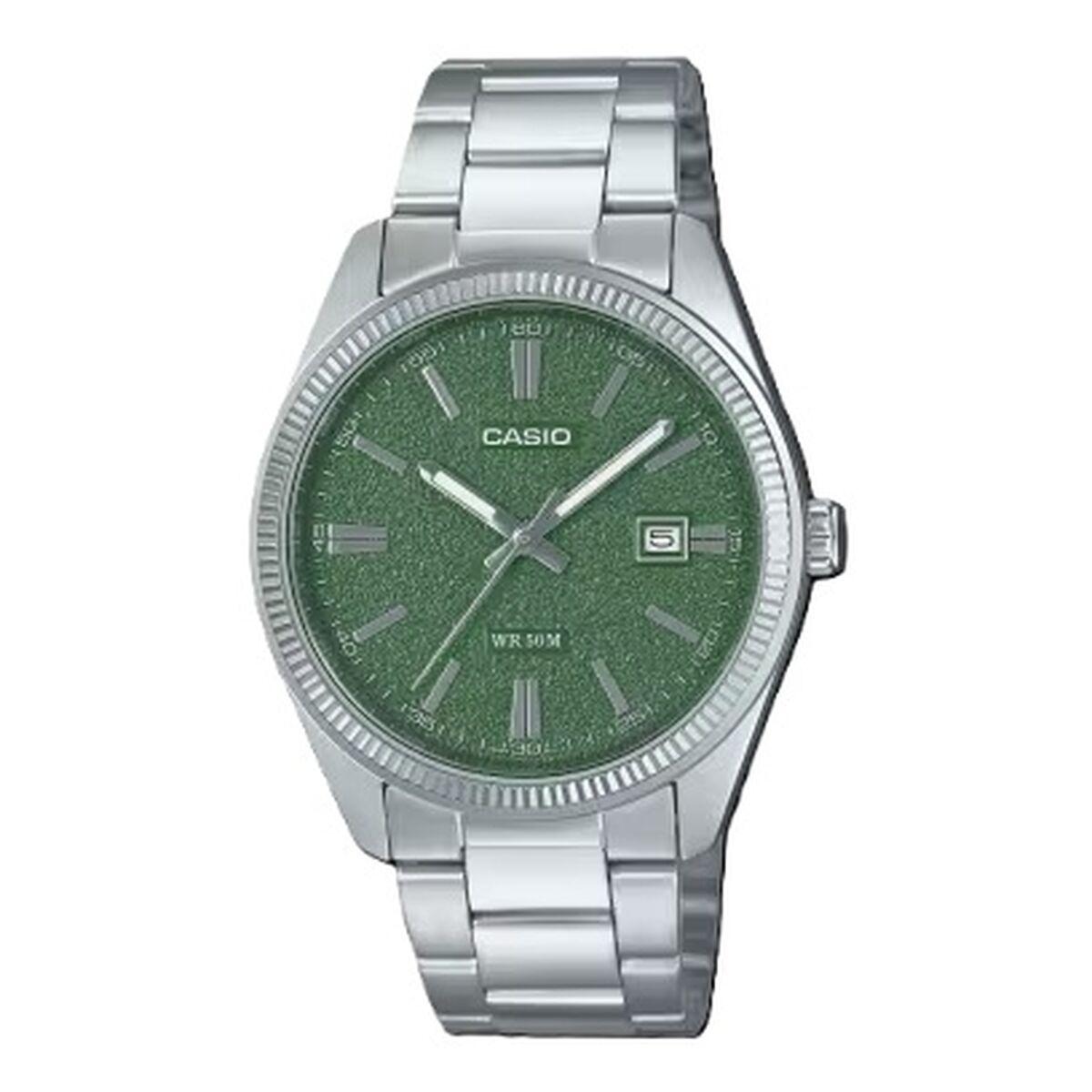 Casio MTP-1302 herreur - Forest Green matte skive, dato, Ø 38,5 mm billede