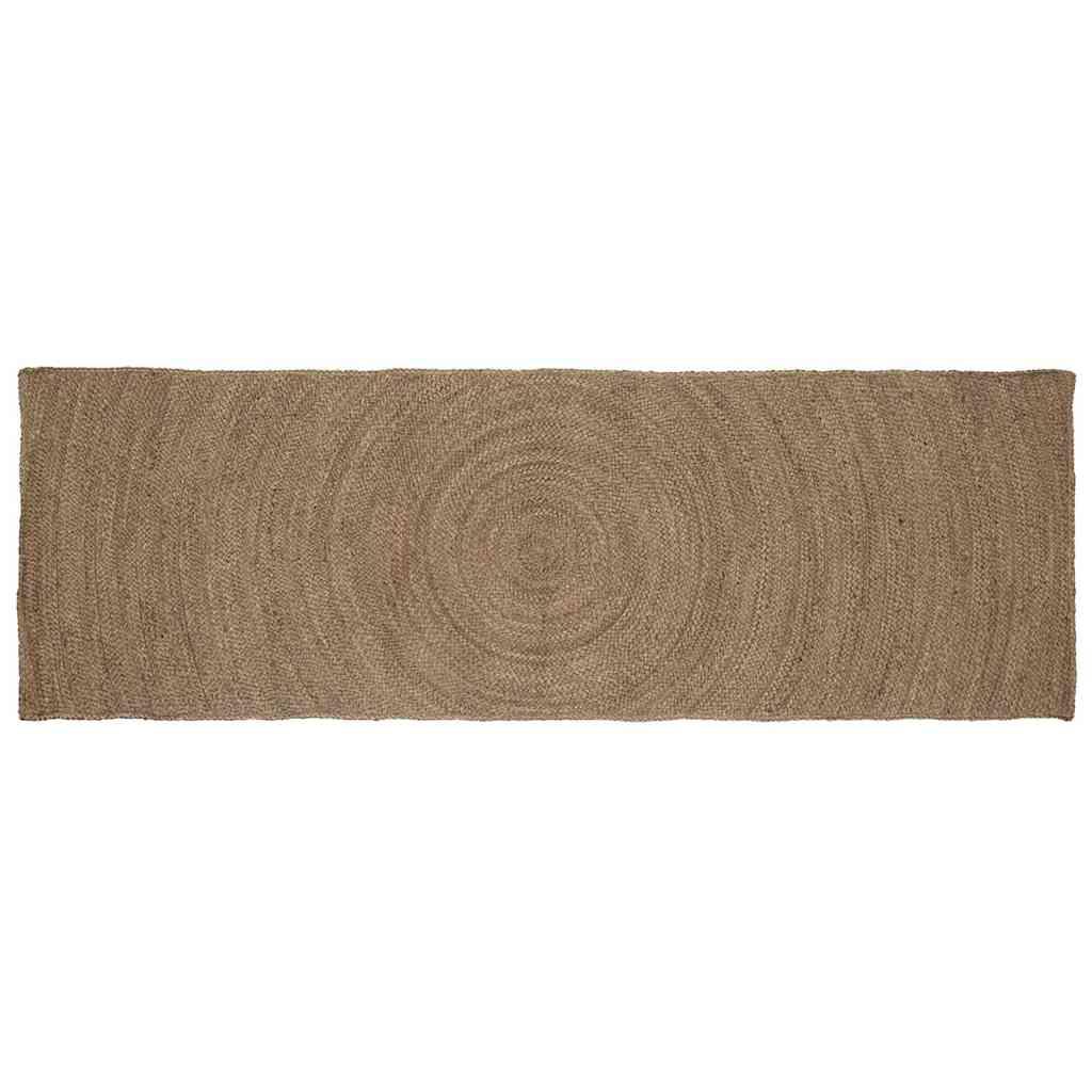 Tæppe Grå 60 x 200 cm Jute billede