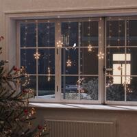 Fairy lights-lyskæder stjerne og måne 138 LED'er varm hvid
