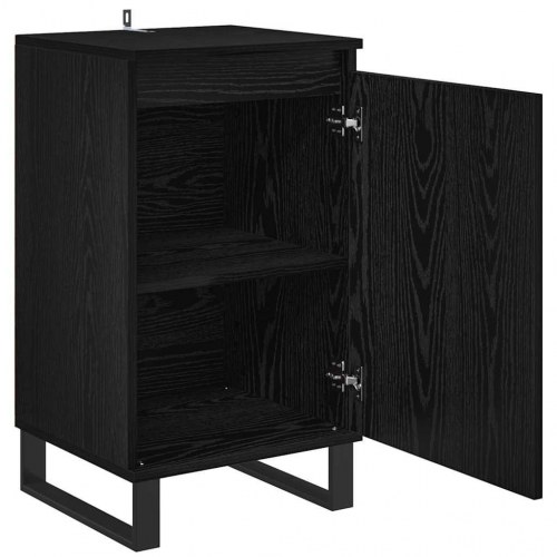 Sidebord i sort eg 40 x 35 x 70 cm - konstrueret træ