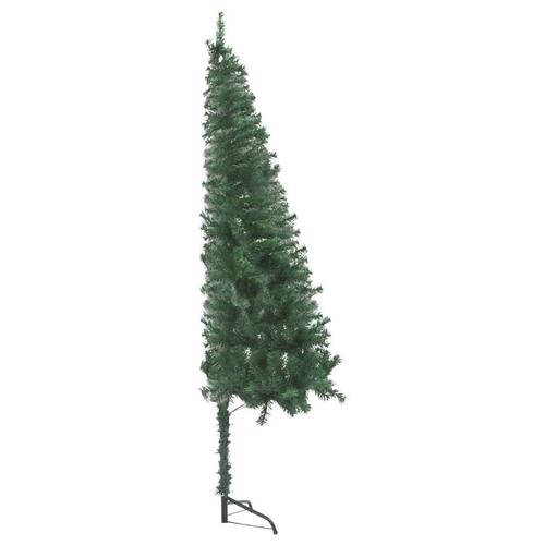 Kunstigt juletræ til hjørne 120 cm PVC grøn