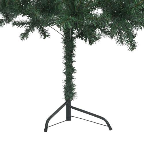 Kunstigt juletræ til hjørne 120 cm PVC grøn