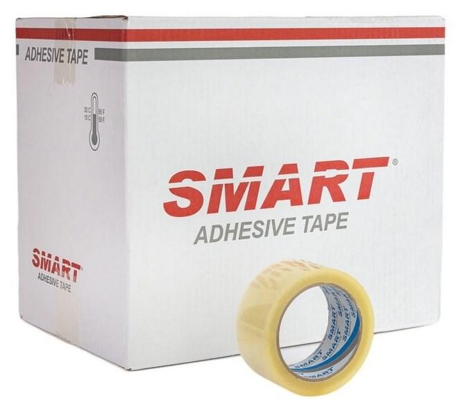 BESTPAK pakketape - akryl, transparent 48 mm x 60 m, kasse med 36 ruller billede