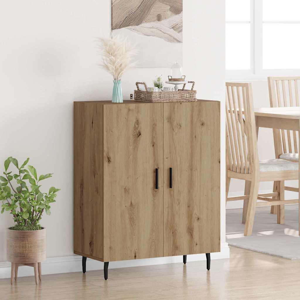 Sidebord Artisan Egetræ 69,5 x 34 x 90 cm Konstrueret træ billede