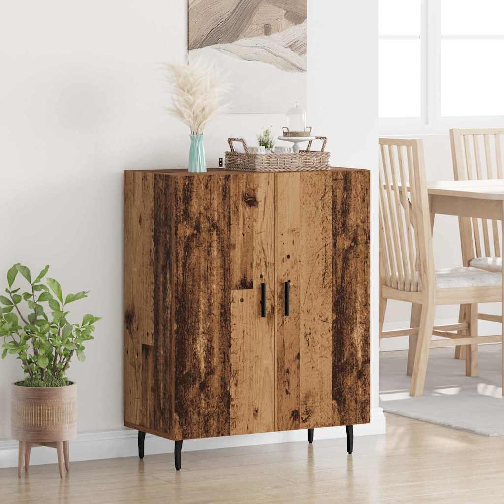 Sidebord Gammelt træ 69,5 x 34 x 90 cm Konstrueret træ billede