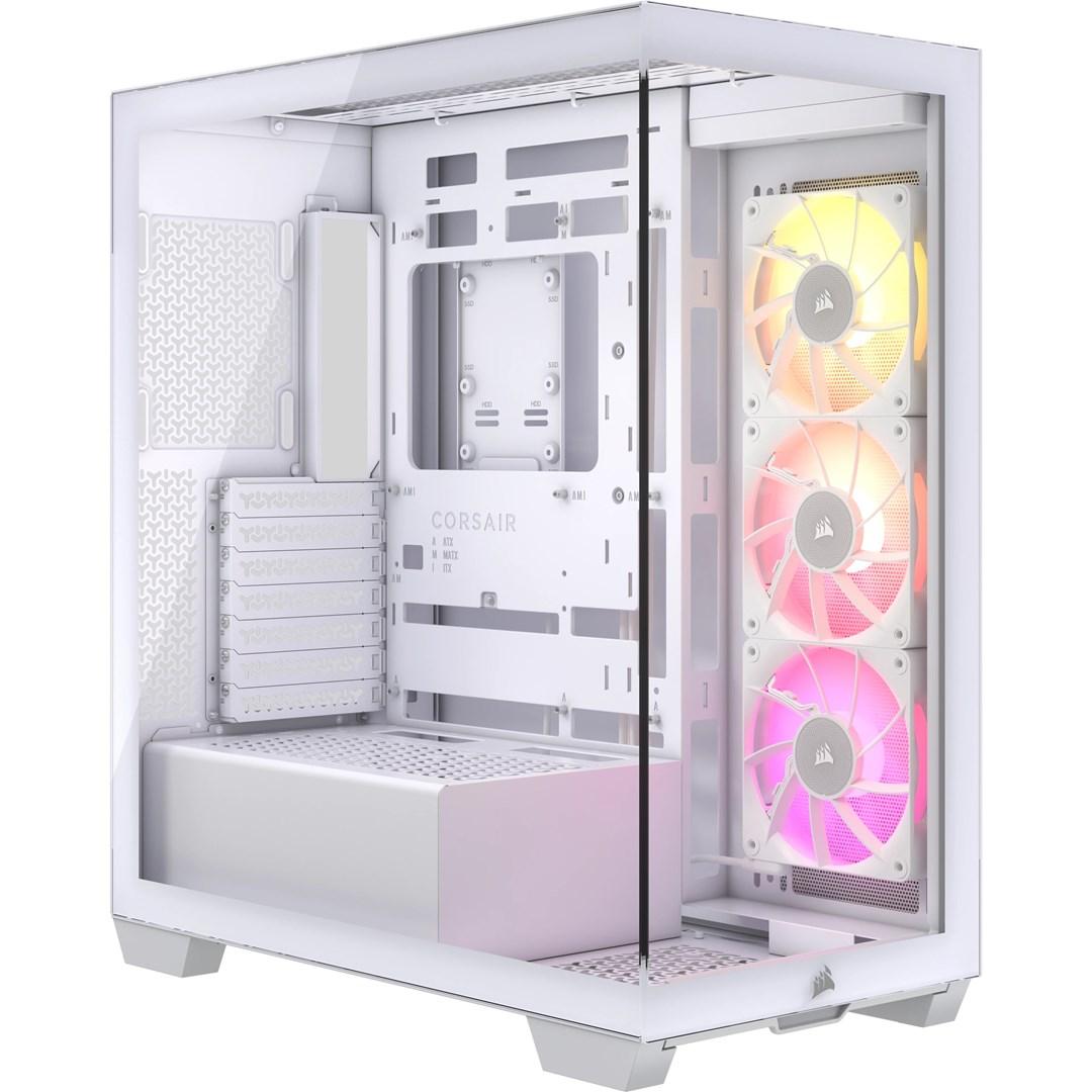 Corsair iCUE LINK 3500X RGB midi-tower - hvid billede