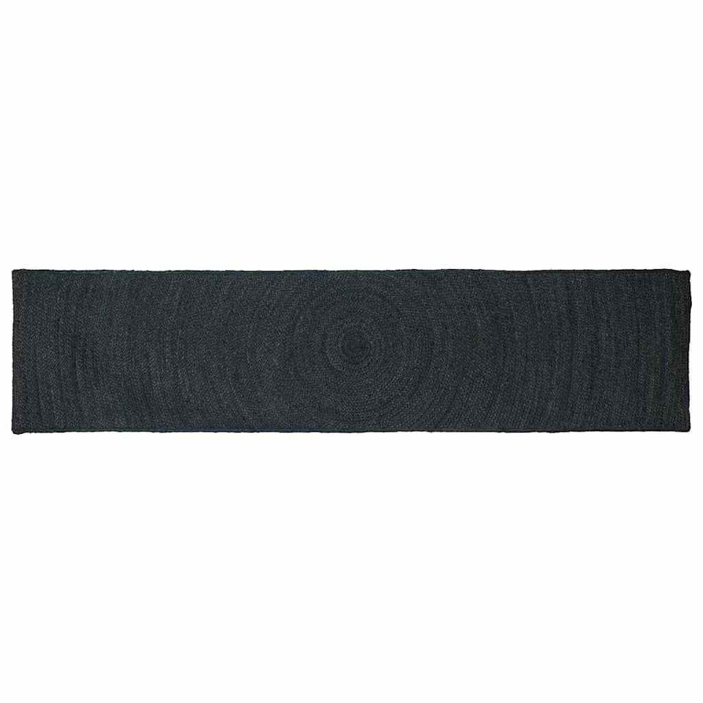 Tæppe Mørkegrå 60 x 250 cm Jute billede