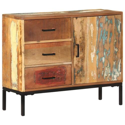 Skænk 88x30x73 cm massivt genbrugstræ