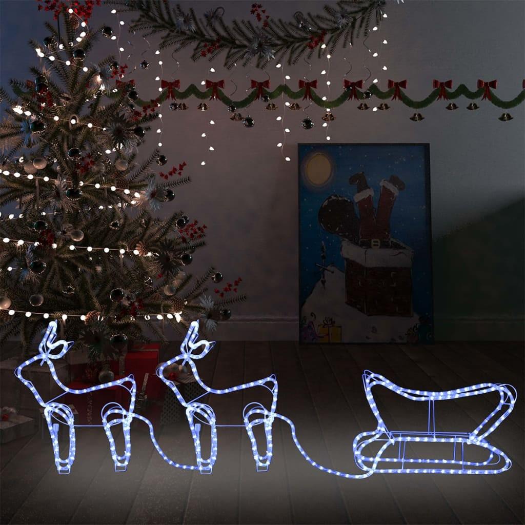Rensdyr og kane udendørs juledekoration 576 LED'er