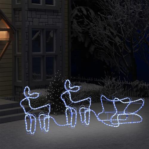 Rensdyr og kane udendørs juledekoration 576 LED'er