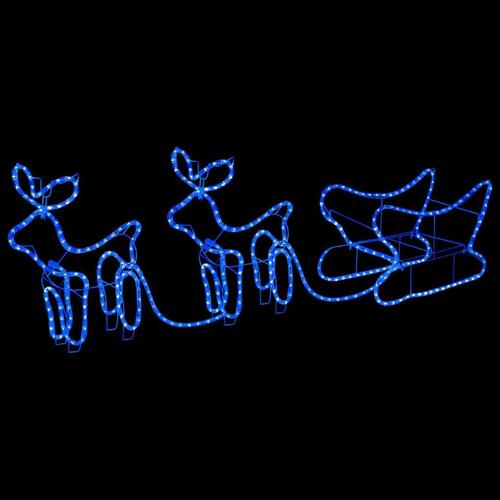 Rensdyr og kane udendørs juledekoration 576 LED'er